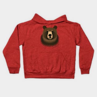 grizzly bear Kids Hoodie